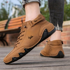 Men's Ankle Top Non Slip Casual Shoes Comfortable Flats