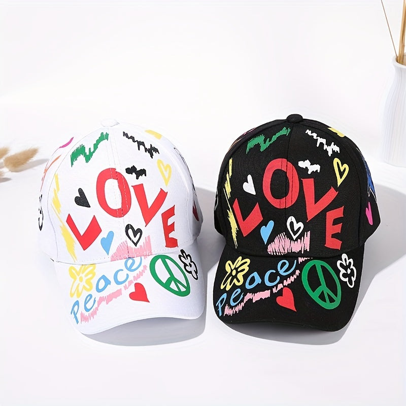 Graffiti Cartoon Baseball Cap Unisex Hip Hop Sun Hat