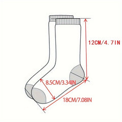 5 Pairs Sports Ankle Socks, Sweat-absorbing & Breathable for Autumn & Winter