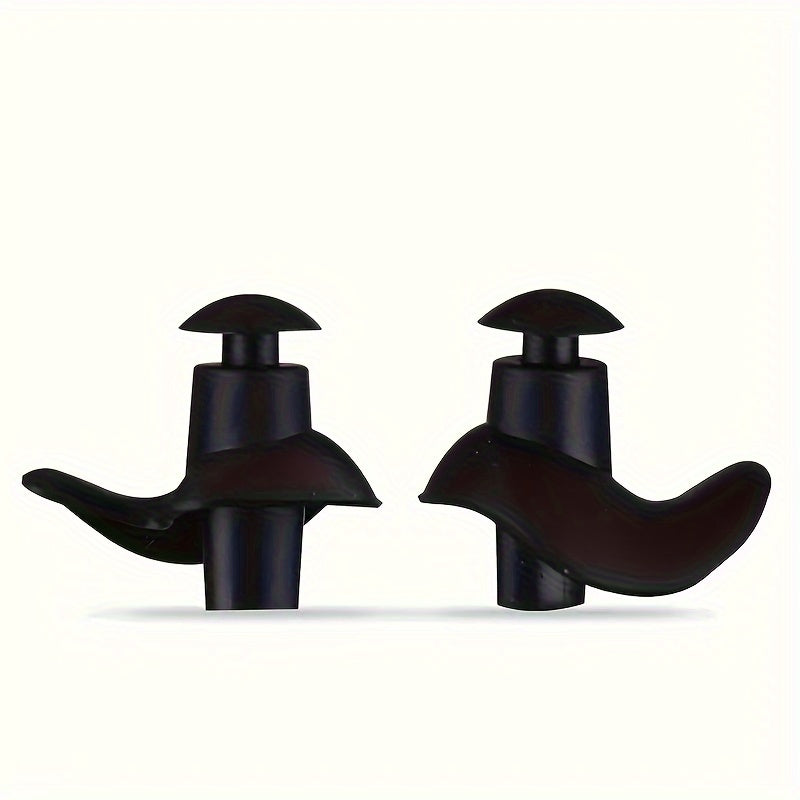Waterproof Silicone Ear Plugs for Adults - 2 Pairs