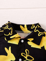 Baby Cotton Crop Sleeve Jumpsuit Romper Baby Clothes Easter