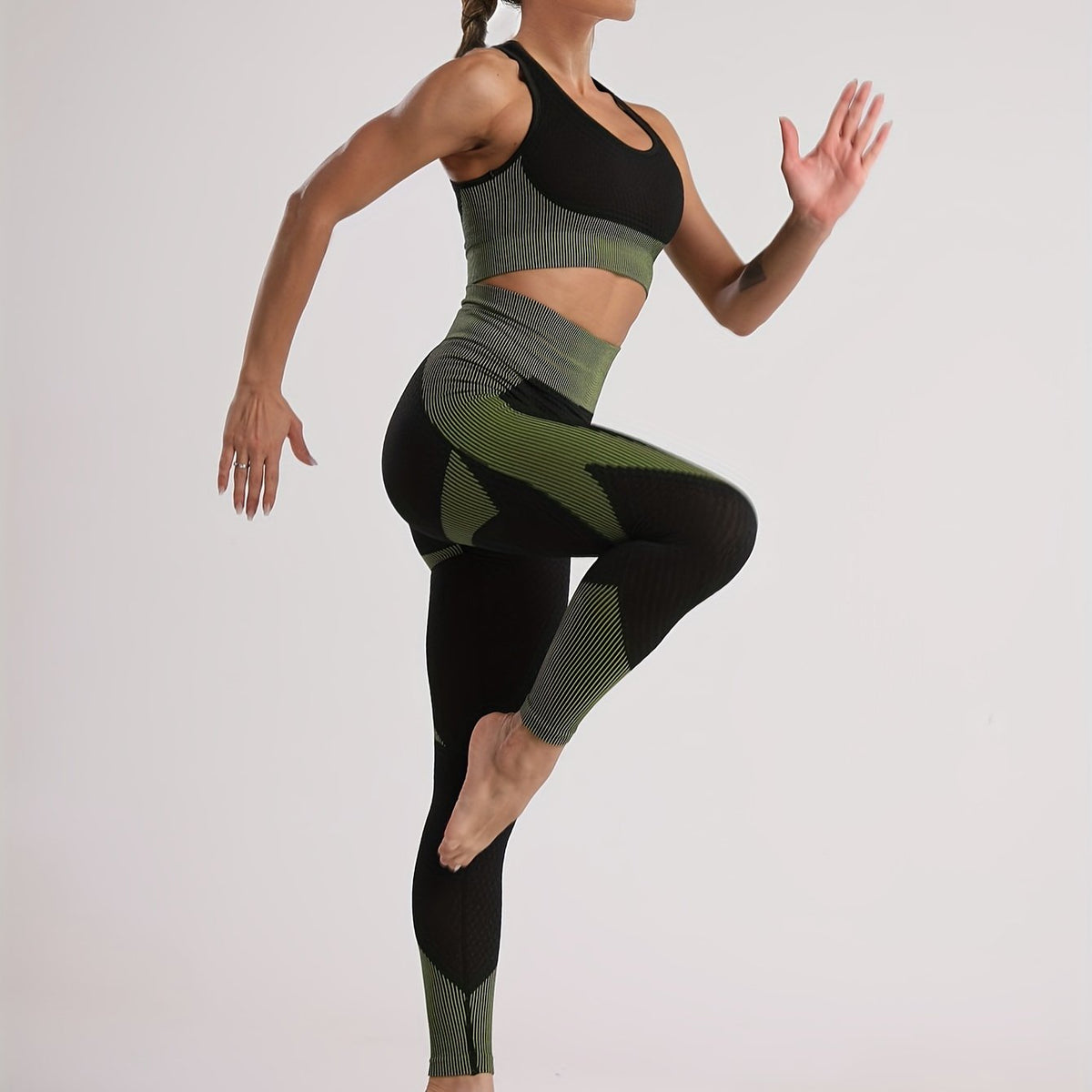 Block Activewear 2pcs Sports Bra & Leggings Set