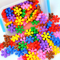 3D Snowflake Building Blocks Set Educational Toy for Gift Giving