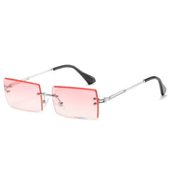 Rimless Rectangle Sunglasses UV400 Sun Glasses