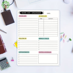Undated Minimalism Planner Academic Agenda To Do List Notes 100gsm Paper
