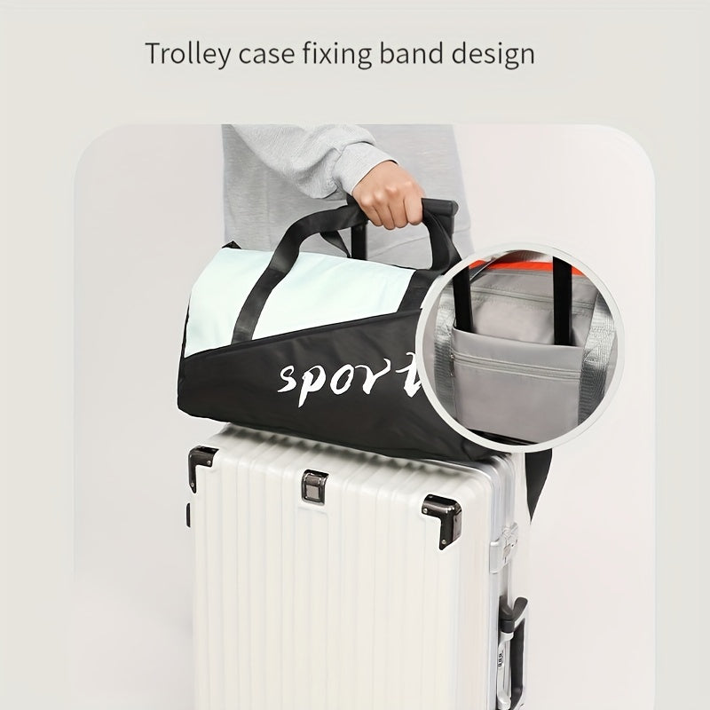 Large Capacity Carry On Duffle Bag Lightweight Luggage Portable Travel Bag