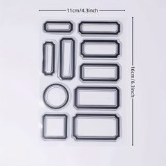 Blank Stamp for Holiday Decoration and DIY Crafts