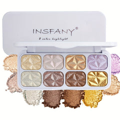 8 Colors Highlighter Contouring Palette for Face