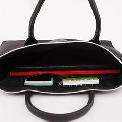 Business Document Bag A4 Office Meeting Bag Data Portable Zipper Large Capacity