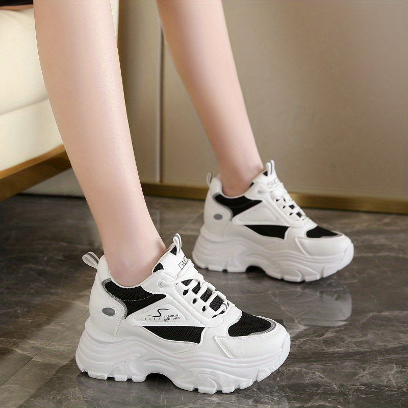 Non Slip Thick Shock Absorption Sports Sneakers Casual Walking Shoes