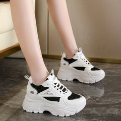 Non Slip Thick Shock Absorption Sports Sneakers Casual Walking Shoes