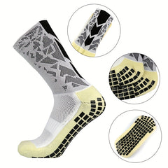 Colorful Pattern Anti-Skid Silicone Football Socks