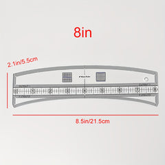 Wave Quilt Ruler Sewing Template Wave Shaped Ruler for Quilting