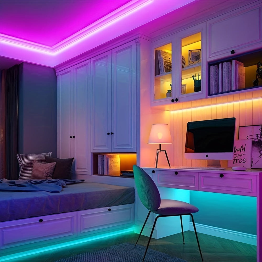 RGB5050 Intelligent LED Strip Lights with Remote Control