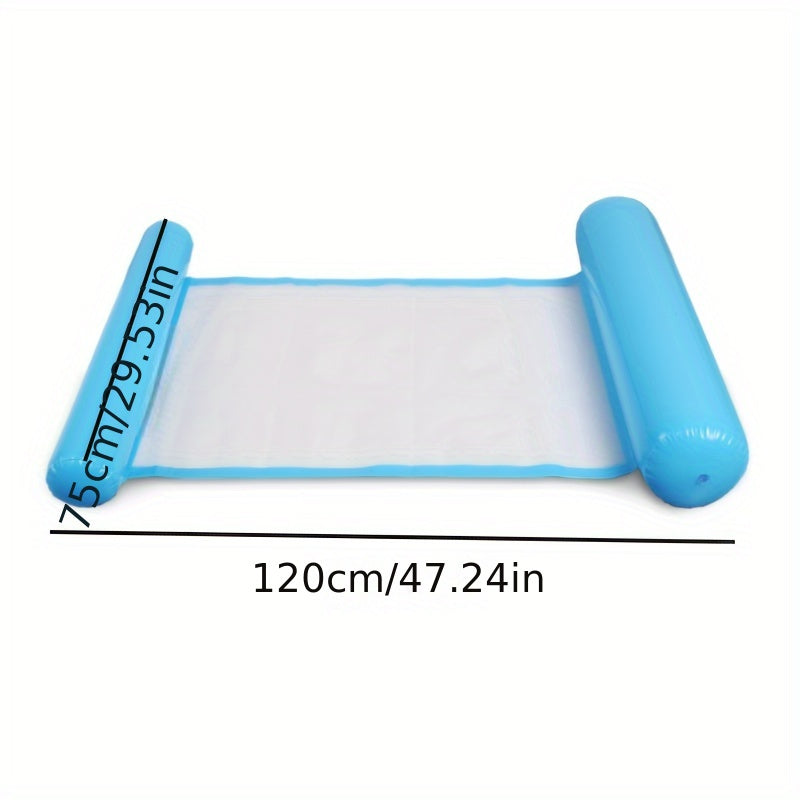 Inflatable Mesh Hammock Foldable Backrest Floating Pool