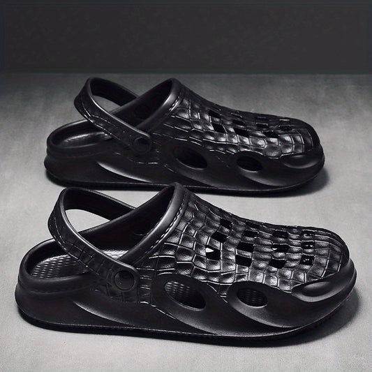 Men's Closed Toe Clogs Slip-On Sandals Soft Sole Outdoor Garden Shoes