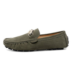 Women's Metal Decor Flat Loafers Soft Sole Slip On Shoes