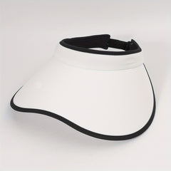Wide Curved Brim Visor Hat for Sunscreen Beach Outdoor Travel
