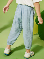 Boys Soft Thin Casual Summer Long Pants