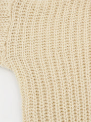  Solid Open Front Sweater Cardigan With Pockets