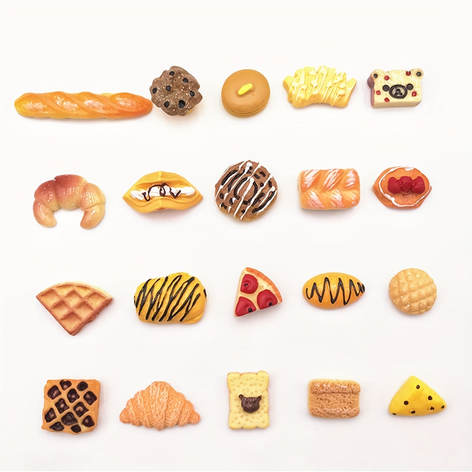 Mini Breads Food Models Dollhouse Accessories Kids Toy