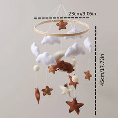 Baby Bed Bell Crib Hanging Toy Felt Stroller Decoration