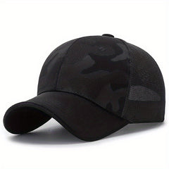 Summer Mesh Baseball Cap Camouflage Dad Trucker Hat
