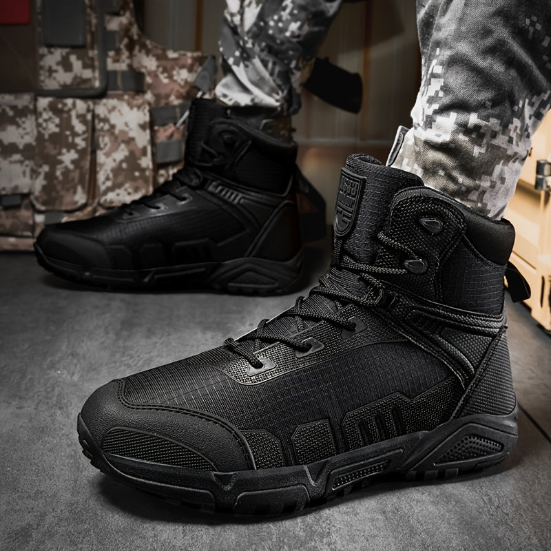 Men's High Top Non slip Platform Hiking Shoes