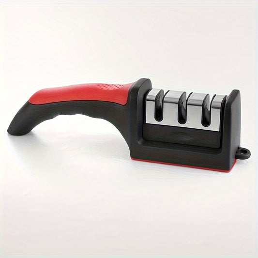 Stainless Steel Kitchen Sharpener 4-in-1 Tool for Camping and Cooking