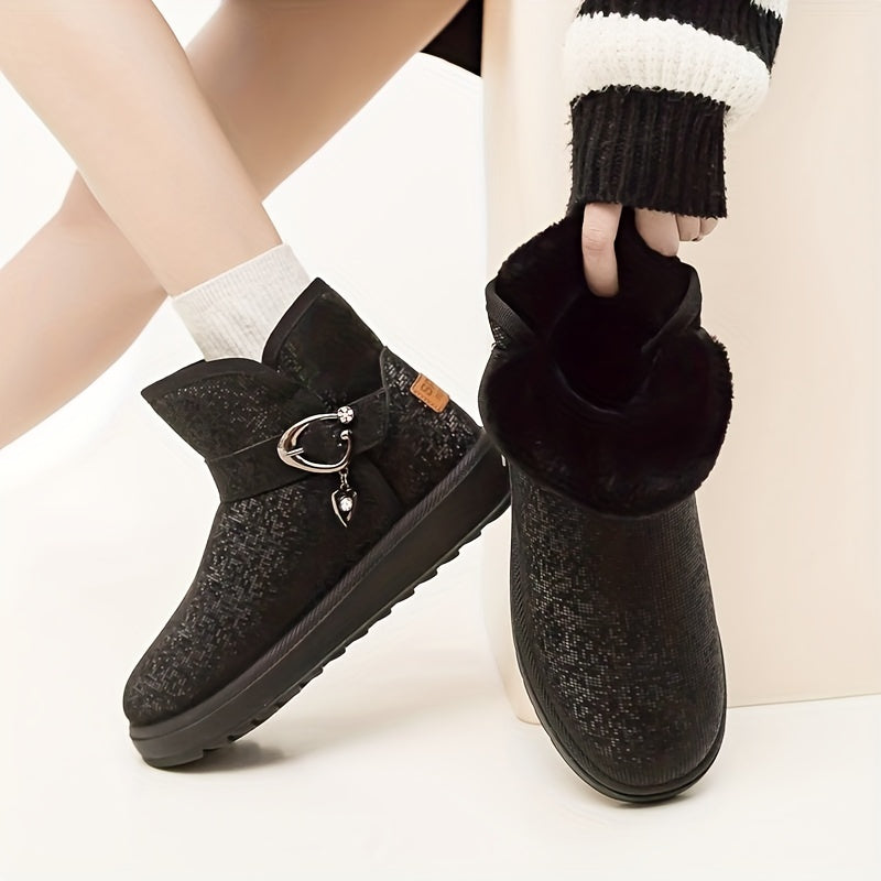 Women's Winter Snow Boots Comfortable Ankle Platform Boots