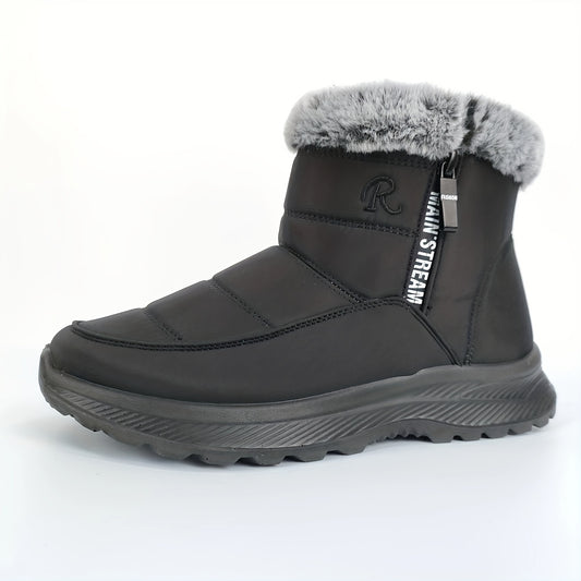 Women's Soft Non-slip Snow Boots Comfortable Medium Tube Shoes