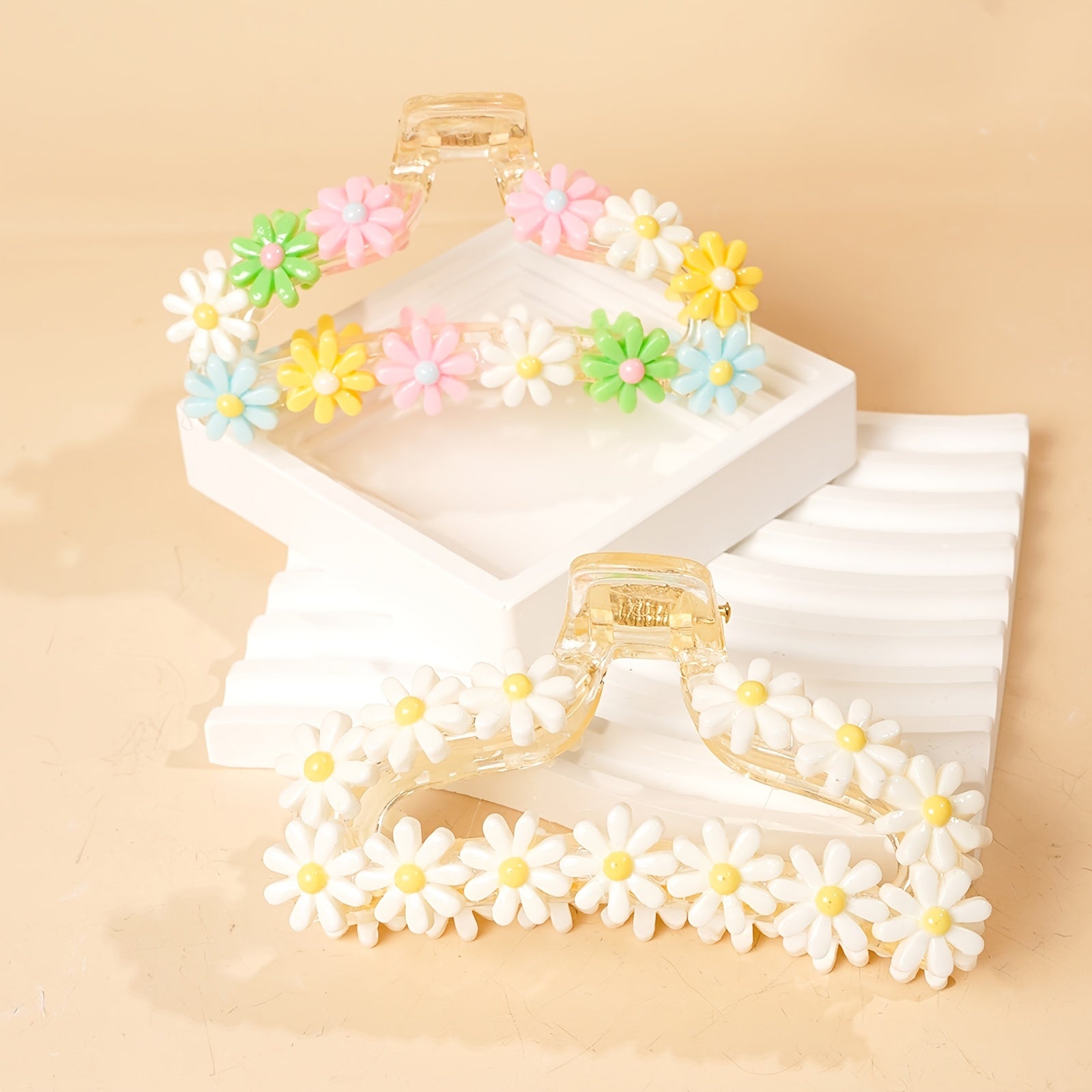 Daisy Hair Claw Clips Large Jaw Clips for Women Girls