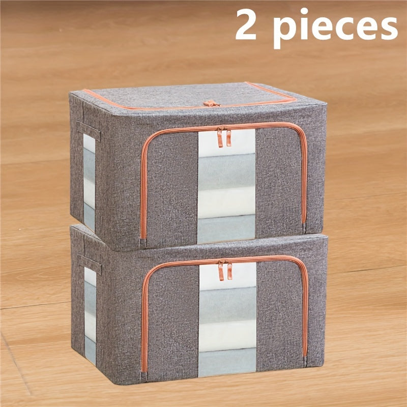 2pcs 55L Storage Box Home Decor Kitchen Bathroom Bedroom Decor