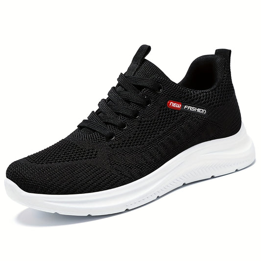 Women's Lightweight Mesh Sneakers Lace Up Soft Sole Sporty Shoes