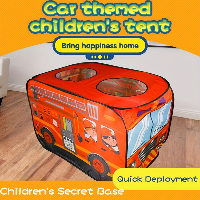 Car Themed Children's Tent Playhouse Toy for Kids' Parties