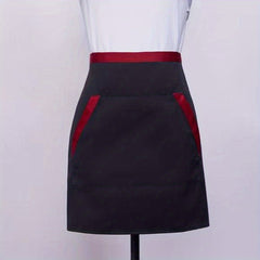 Half Body Apron Solid Printing Hotel Restaurant Small Waist Overalls