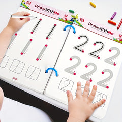 Kids Magic Tracing Book - Alphabet Numbers & Science Writing