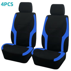 4pcs Mesh Cloth Car Front Seat Cover Set Four Seasons Universal