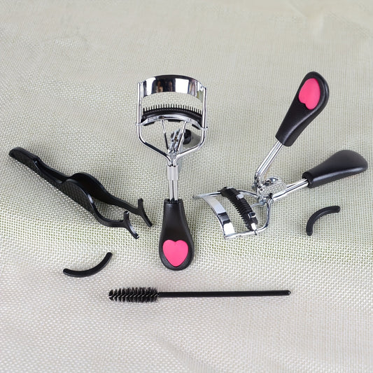 4pcs Eyelash Tools Set False Eyelash Applicator Eyebrow Brush Eyelash Curlers