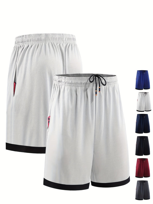 Men's Basketball Shorts Running Marathon Loose Capris Large Casual Mesh