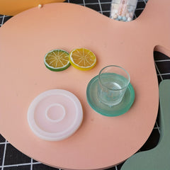 Circular Coaster Silicone Mold for DIY Home Desk Decor