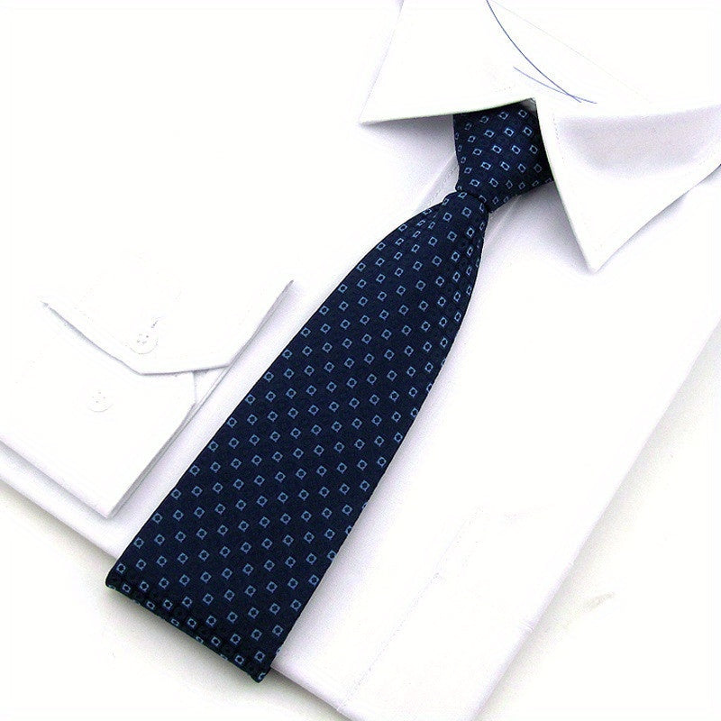 Striped Tie Student Knotless Tie Business Wedding Groom Groomsmen Graduation Tie