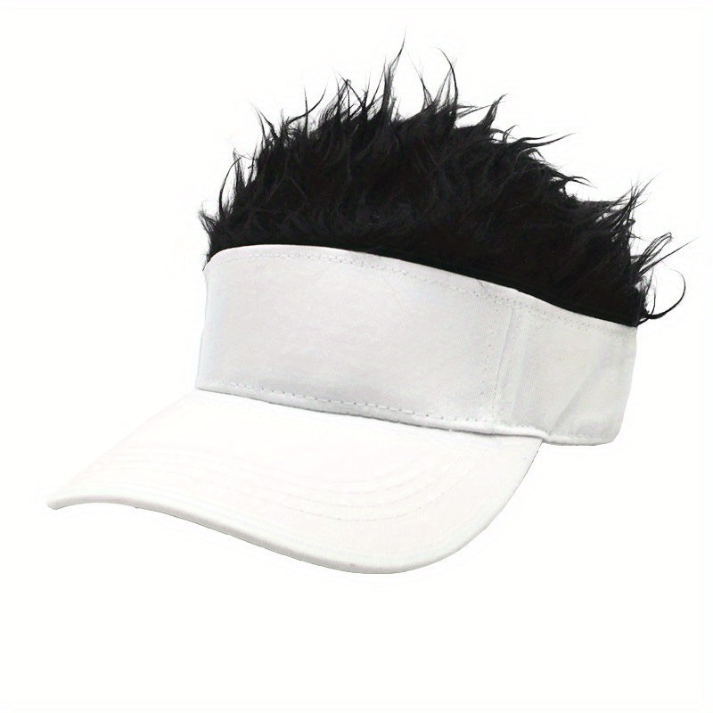 Light Board Wig Baseball Cap Men's Sun Visor