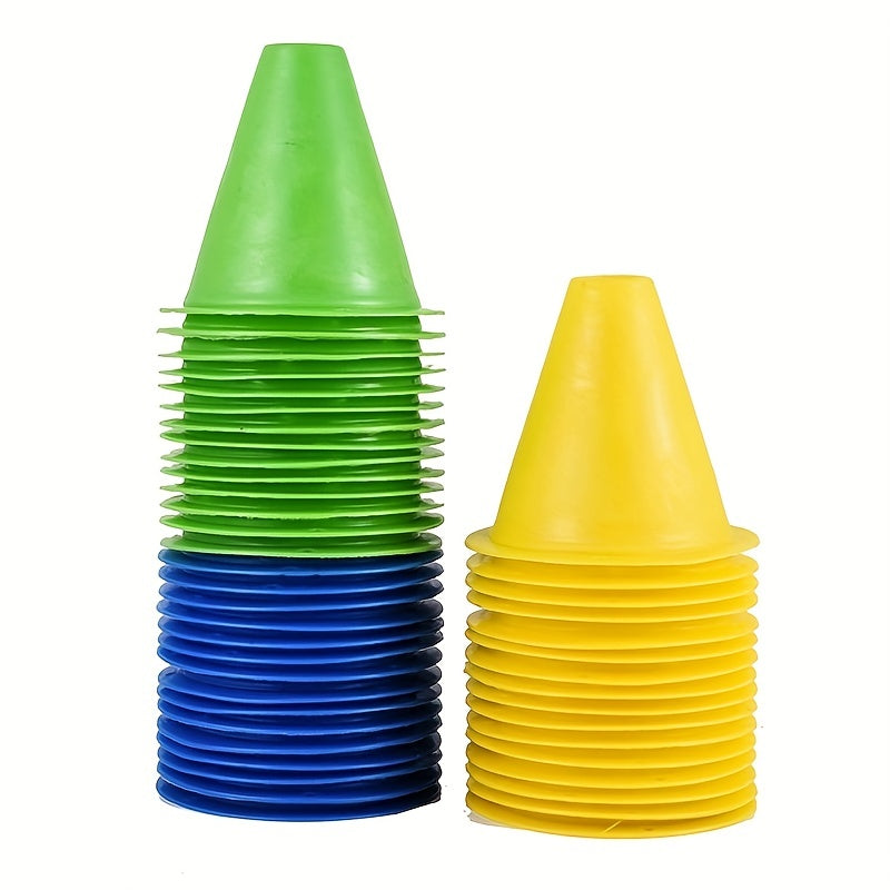 10pcs Roller Skating Obstacle Football Training Bucket Random