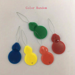 Plastic Needle Threader Gourd Shaped DIY Cross Stitch Threading Tool
