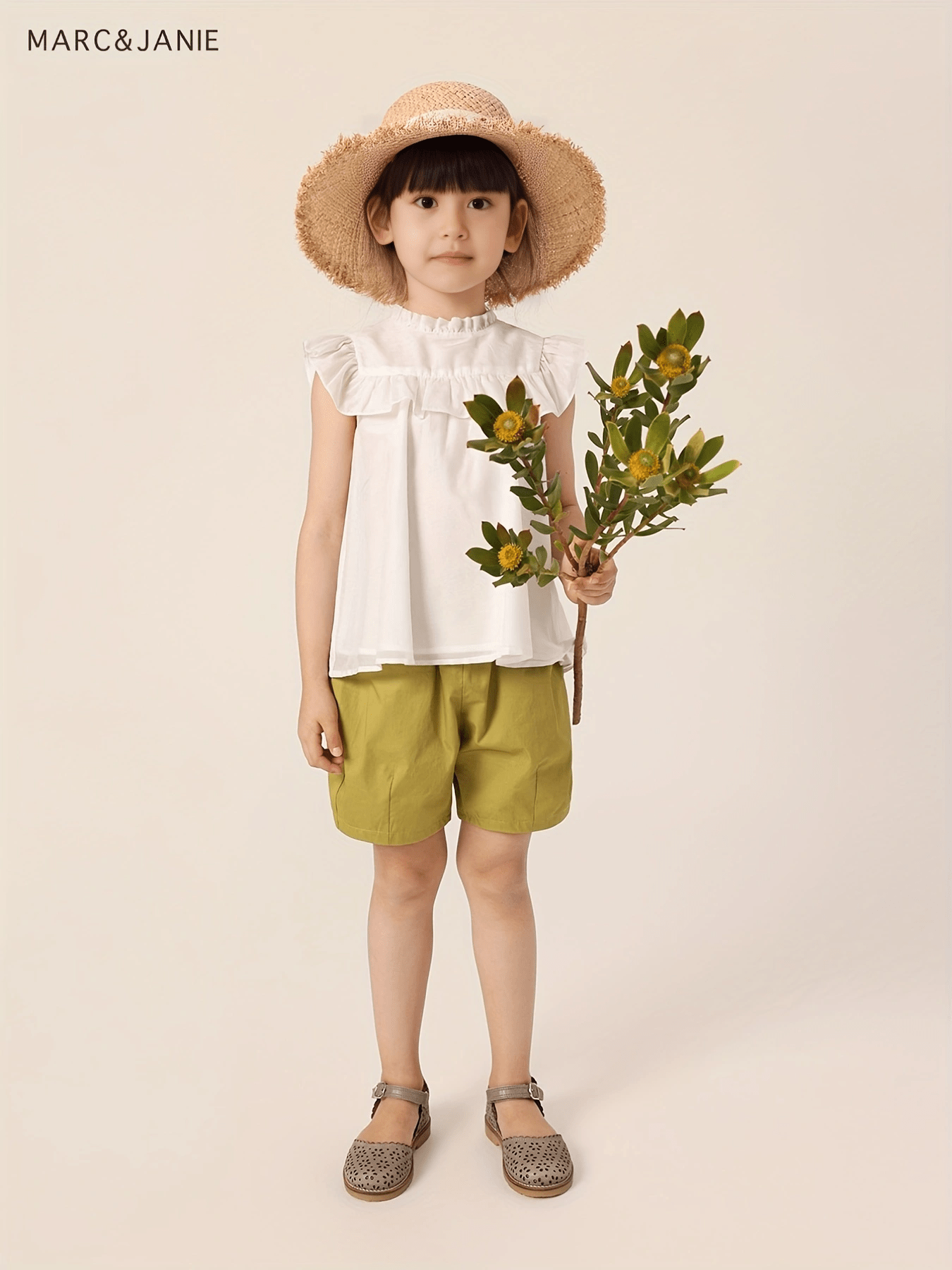 MARC&JANIE Girls Bubble Shorts With Lined Stitching