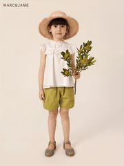 MARC&JANIE Girls Bubble Shorts With Lined Stitching
