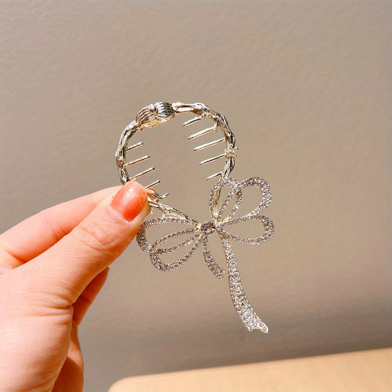 Rhinestone Banana Clip Hair Claw Ponytail Holder Head Jewelry Hair Accessories