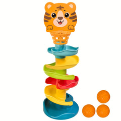 Interactive Ball Tower for Kids Educational Toy with Rolling Balls