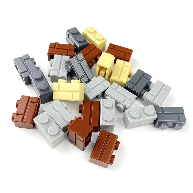 DIY 1x2 Particle Blocks MOC Puzzle Building Blocks Accessories